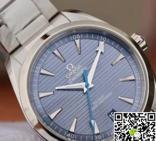 Omega Seamaster Aqua Terra 150M 220.10.41.21.03.002 VS Factory 1:1 Best Edition Replica Watch Swiss ETA8900 Blue Textured Dial